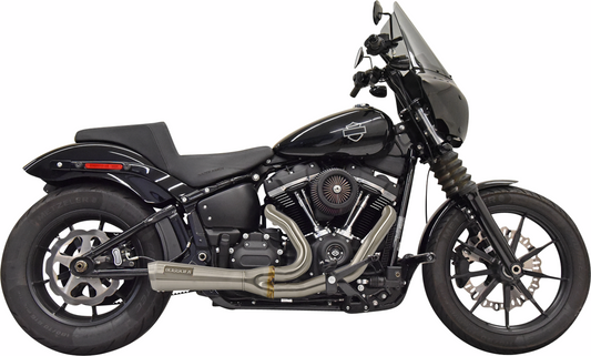 BASSANI XHAUST 2-into-1 Ripper Short Exhaust System - Stainless Steel - 49-State
