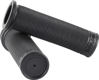 THRASHIN SUPPLY CO. Grips - Moto - 1" - Slim - Black TSC-2711-1