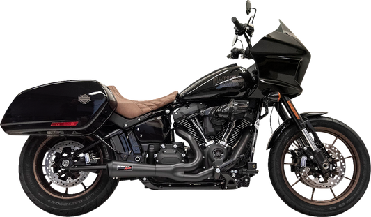 BASSANI XHAUST 2-into-1 The Ripper Short Road Rage Exhaust System - Black