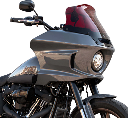 KLOCK WERKS Kolor Flare* Sport Windshield - 8" - Red - FXLRST