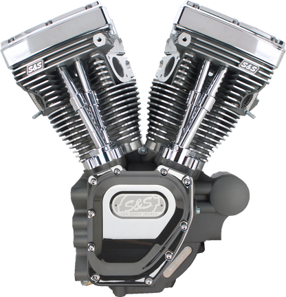 S&S CYCLE T124 Long Block Engine - Stone Gray - Touring