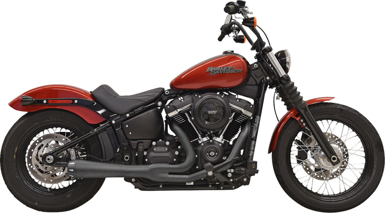 BASSANI XHAUST 2-into-1 Road Rage III Exhaust System - 49-State - Black