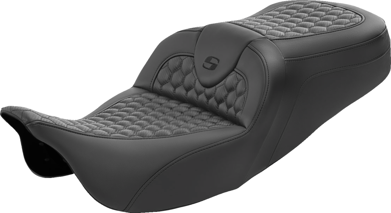 SADDLEMEN RoadSofa™ Seat - Honeycomb - without Backrest - Touring '08-'24