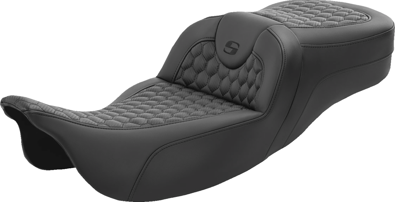 SADDLEMEN RoadSofa™ Seat - Honeycomb - Extended Reach - Touring '08-'24