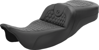 SADDLEMEN RoadSofa™ Seat - Honeycomb - Extended Reach - Touring '08-'24