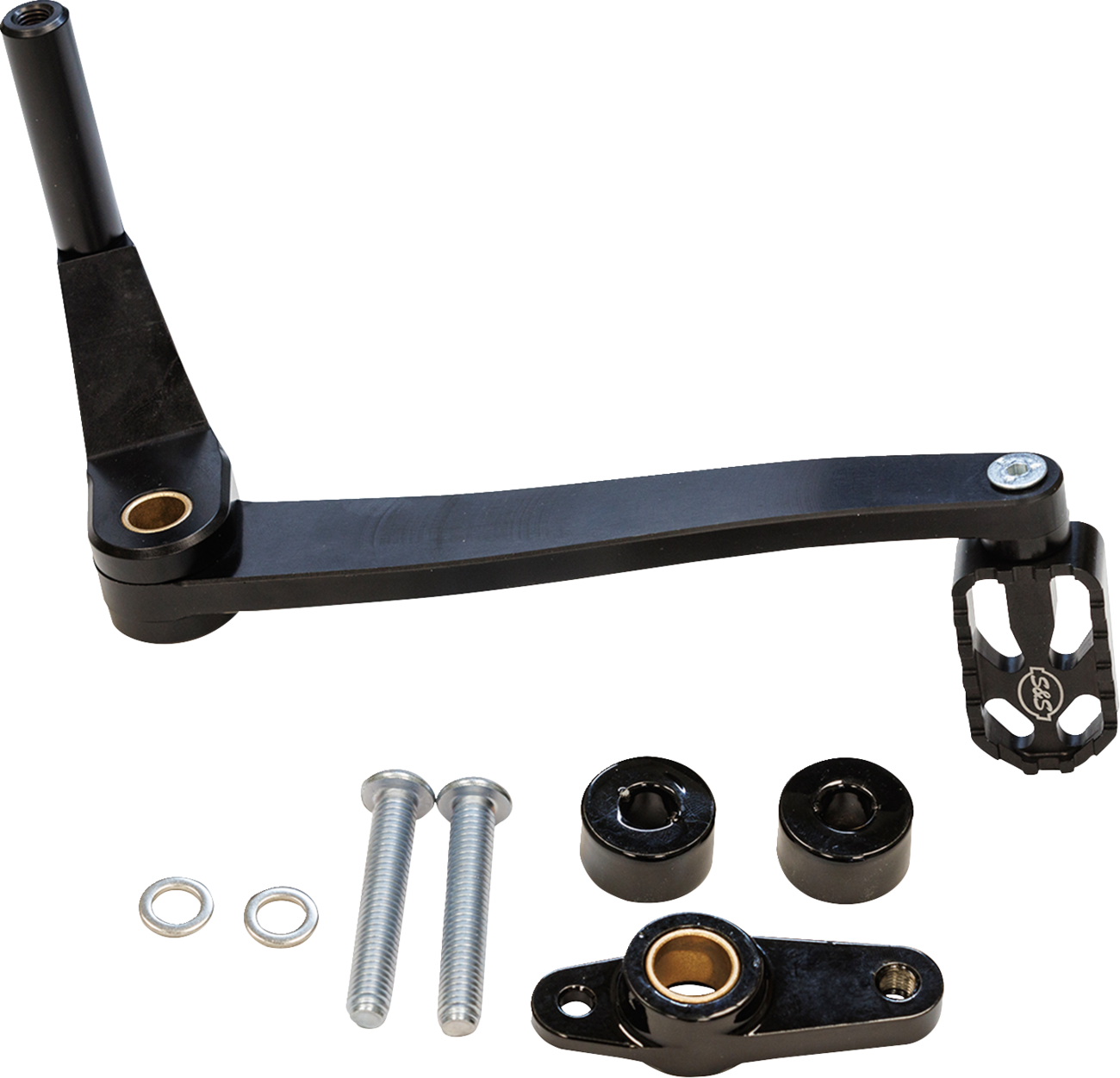 S&S CYCLE Brake Pedal - Mid-Mount - Black