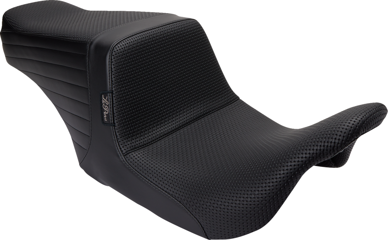 LE PERA Tailwhip Up Front Seat - Basket Weave - Black - Touring '08-'23