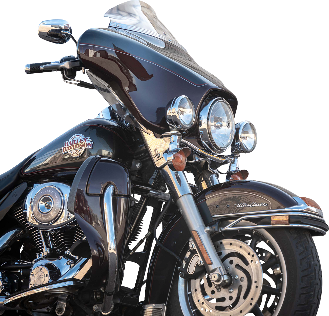 KLOCK WERKS Flare* Windshield - 3.5"- 6.5" 1996-2013 BATWING