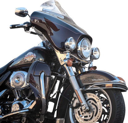 KLOCK WERKS Flare* Windshield - 3.5"- 6.5" 1996-2013 BATWING