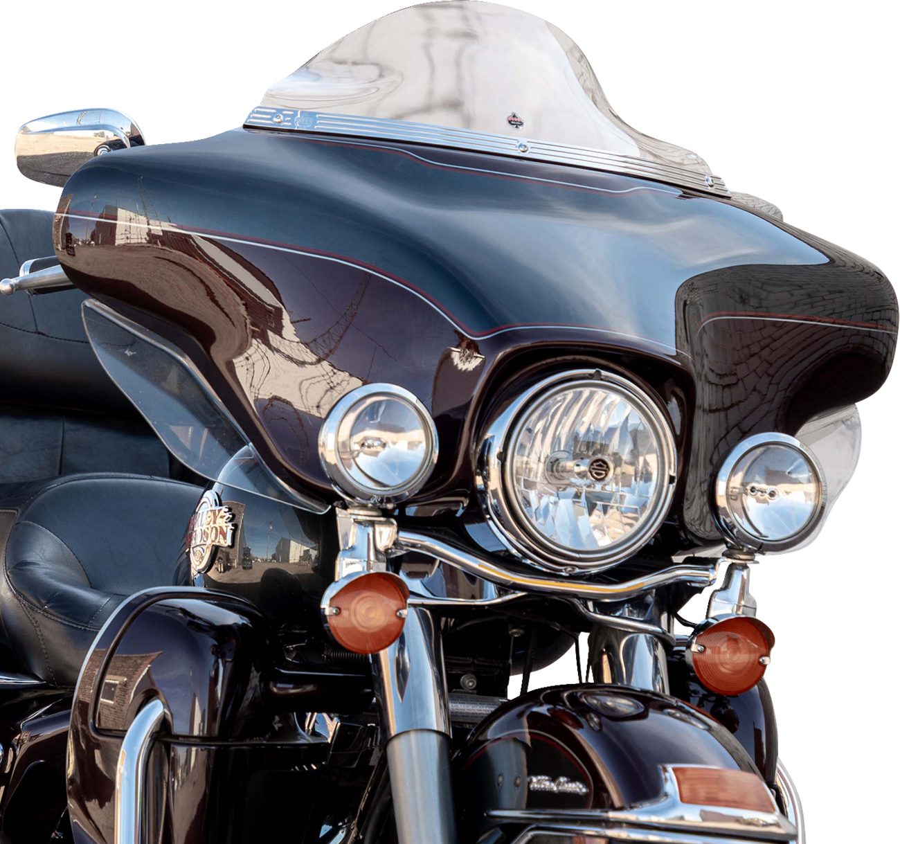 KLOCK WERKS Flare* Windshield - 3.5"- 6.5" 1996-2013 BATWING