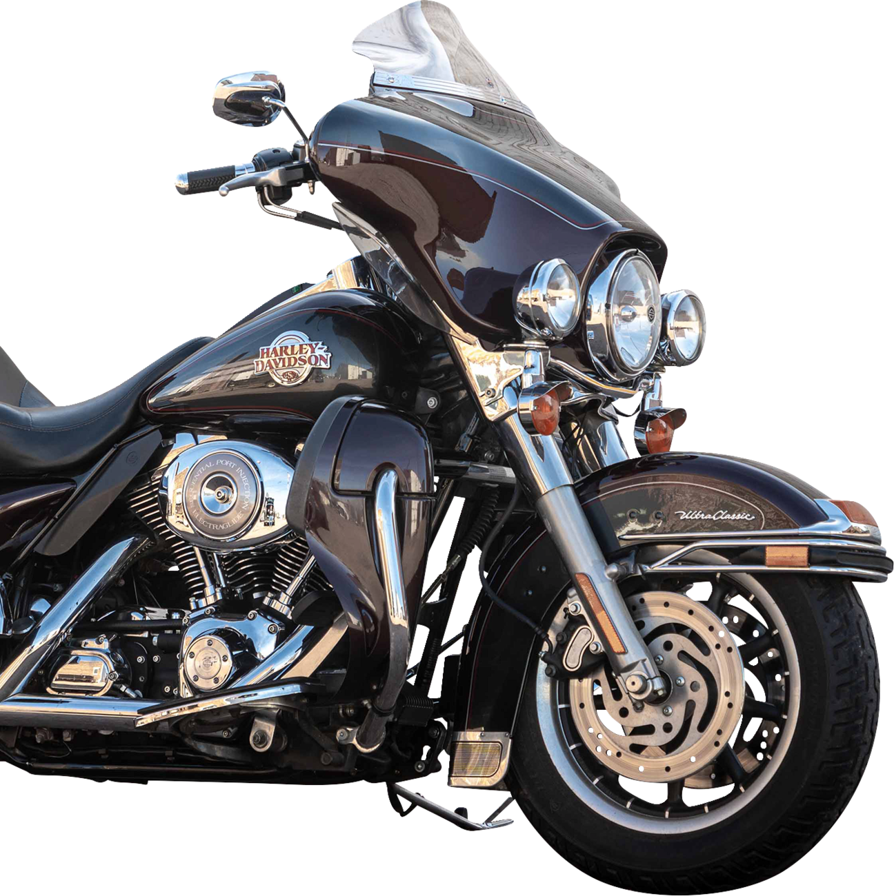 KLOCK WERKS Flare* Windshield - 3.5"- 6.5" 1996-2013 BATWING