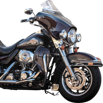 KLOCK WERKS Flare* Windshield - 3.5"- 6.5" 1996-2013 BATWING