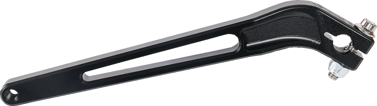 THRASHIN SUPPLY CO. Extended Shift Arm - Black - 2014-2017 DYNA MODELS