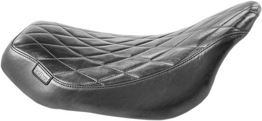 LE PERA Streaker Solo Seat - Diamond - Black -  Touring '08-'23