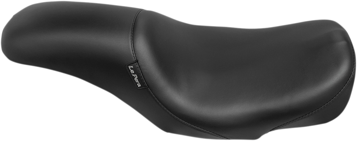LE PERA Silhouette Full-Length Seat - Smooth - Black - Touring '08-'23