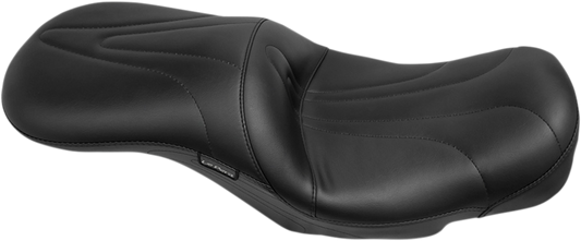 LE PERA Sorrento 2-Up Seat - Stitched - Black - Touring '08-'23