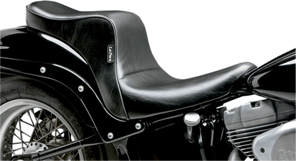 LE PERA Cherokee Seat - Smooth - Black - Softail '06-'17
