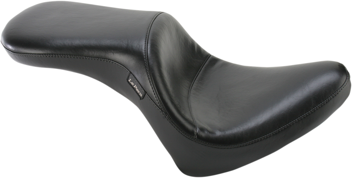 LE PERA Maverick Seat - without Backrest - Smooth - Black - Softail '84-'99