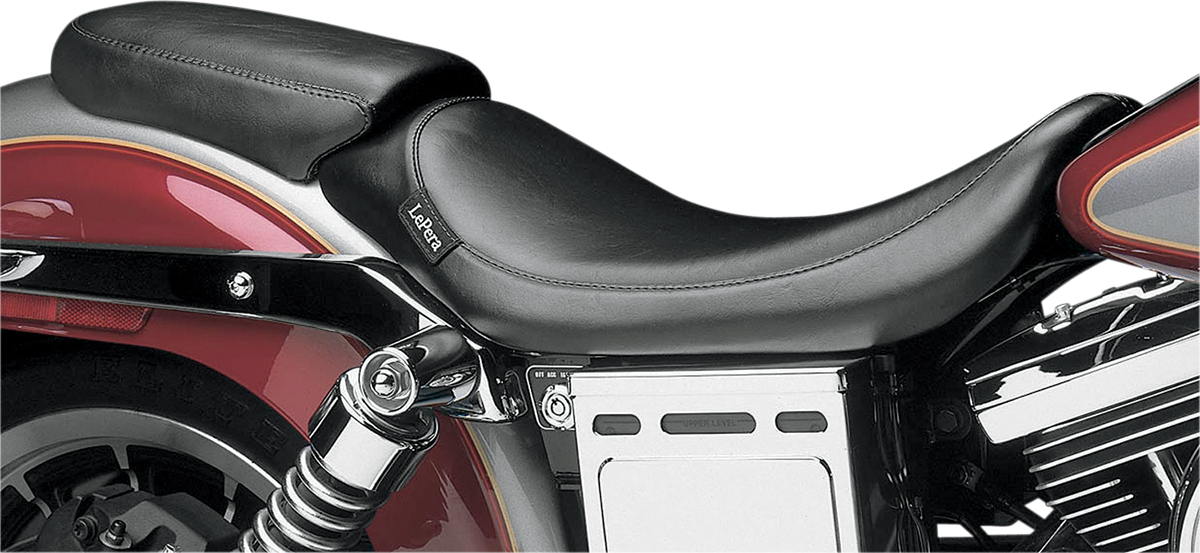 LE PERA Bare Bones Pillion Pad - Black - Dyna '96-'03