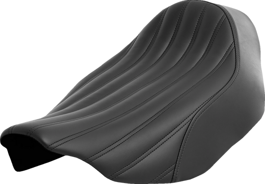 SADDLEMEN Renegade Knuckle Solo Seat - Black - Touring '23.5-'25