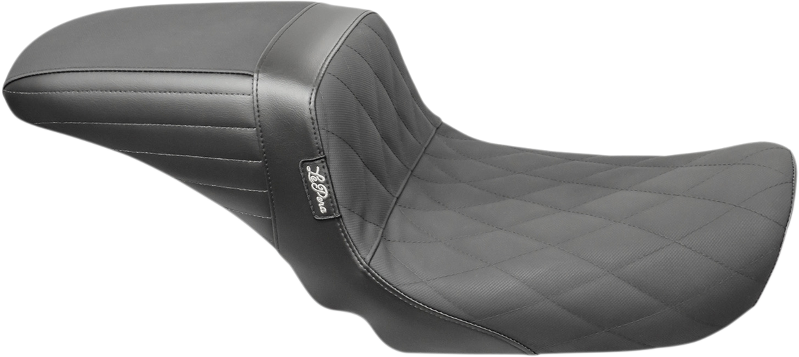 LE PERA Kickflip Seat - Diamond w/ Gripp Tape - Black - Dyna '06-'17