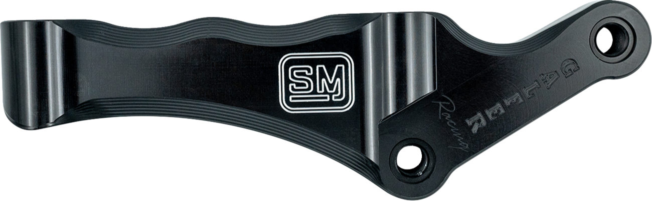 GBRAKES Oversize Front Radial Brake Caliper Bracket - Black - 12.5-13"