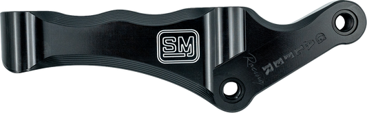 GBRAKES Oversize Front Radial Brake Caliper Bracket - Black - 12.5-13"