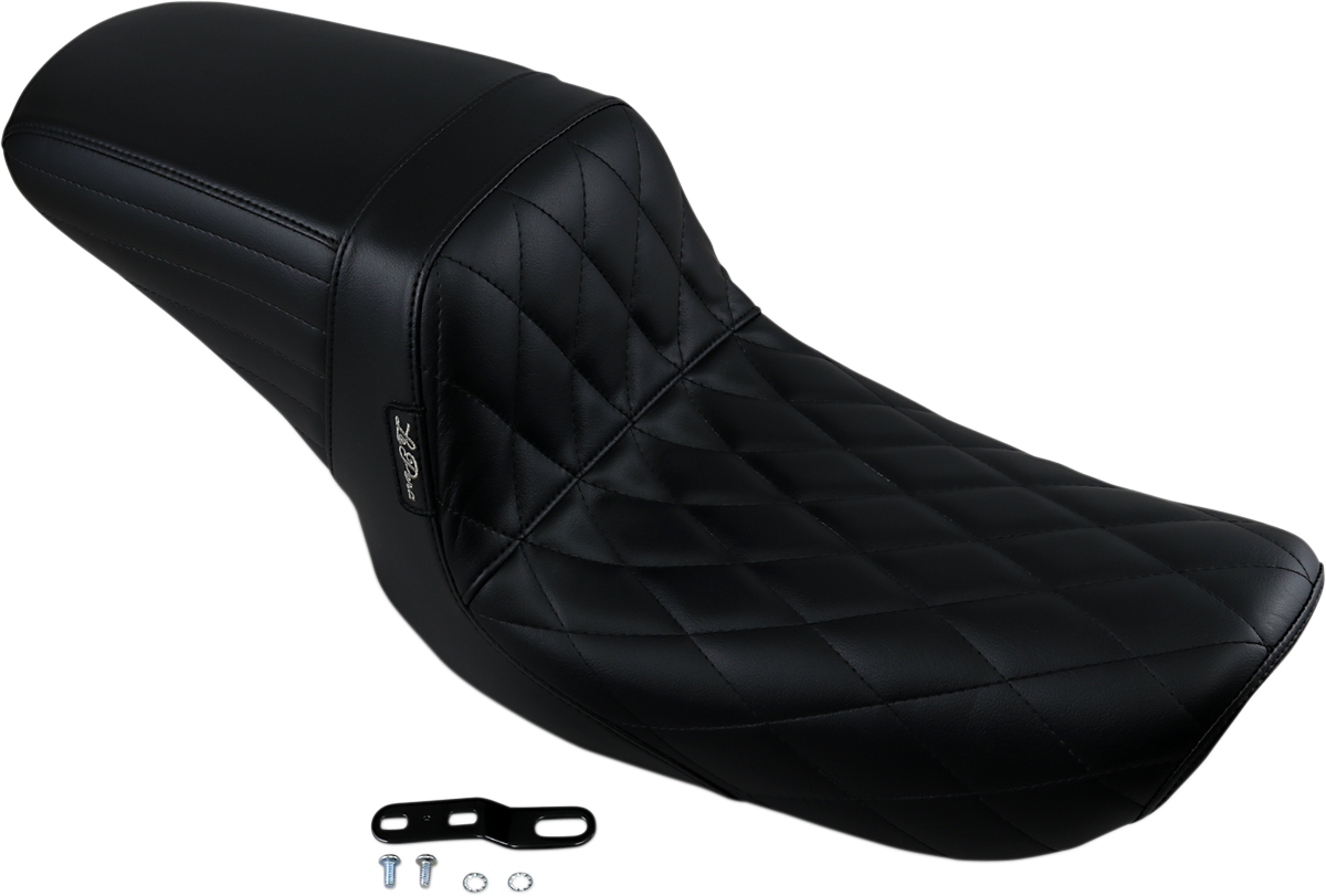 LE PERA Kickflip Seat - Diamond - Black - Dyna '99-'03