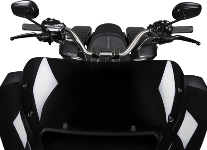 THRASHIN SUPPLY CO. Handlebar - High Bend - Stainless Steel TSC-2715-0