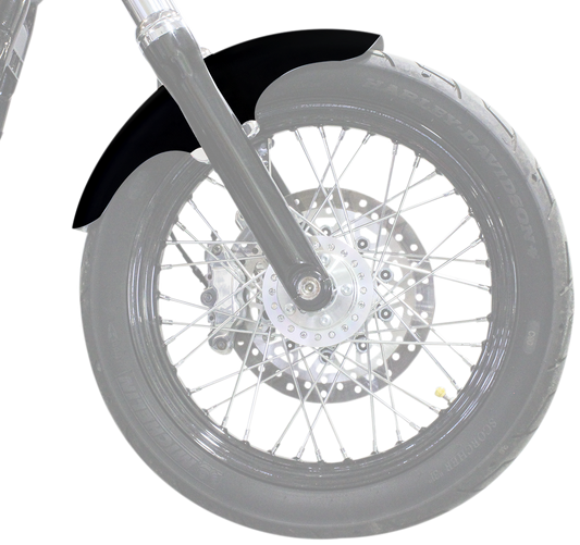 KLOCK WERKS Top Hat Front Fender Kit - w/ Raw Blocks - Steel - 19"