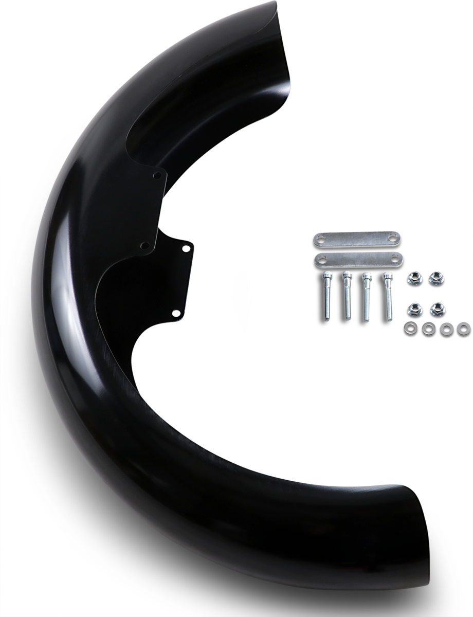 KLOCK WERKS Front Fender - Wrapper - Black - 19"