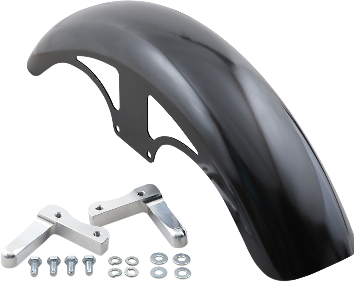 KLOCK WERKS P-Tom Front Fender Kit - w/ Satin Blocks - Steel - 19"