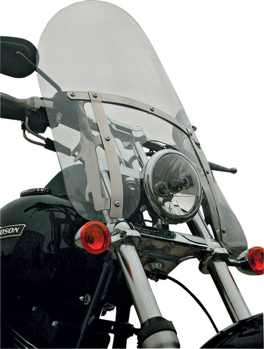 KLOCK WERKS Billboard Flare™ Windshield for Harley-Davidson® Clear - 18" Tall x 25" Wide