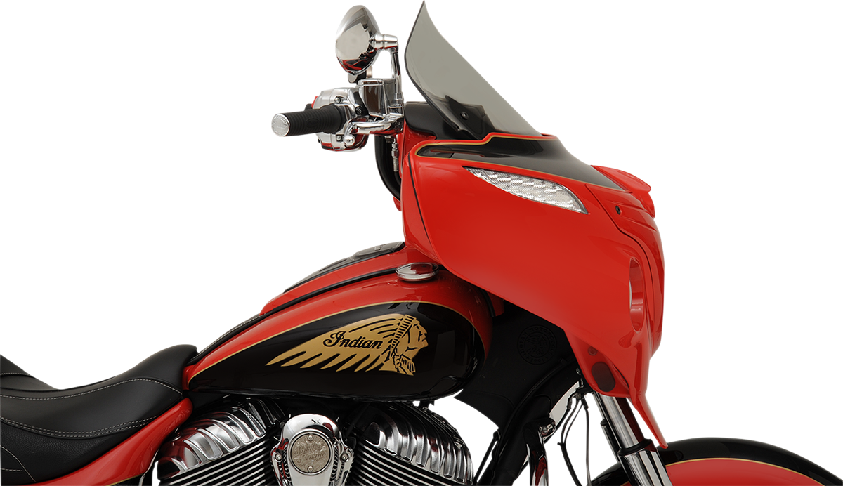 KLOCK WERKS Flare Windshield - 14" - Tall - Tinted - Indian