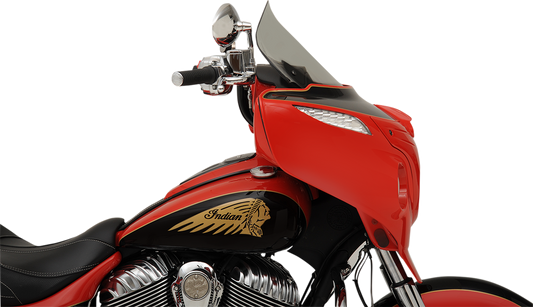 KLOCK WERKS Flare Windshield - 14" - Tall - Tinted - Indian