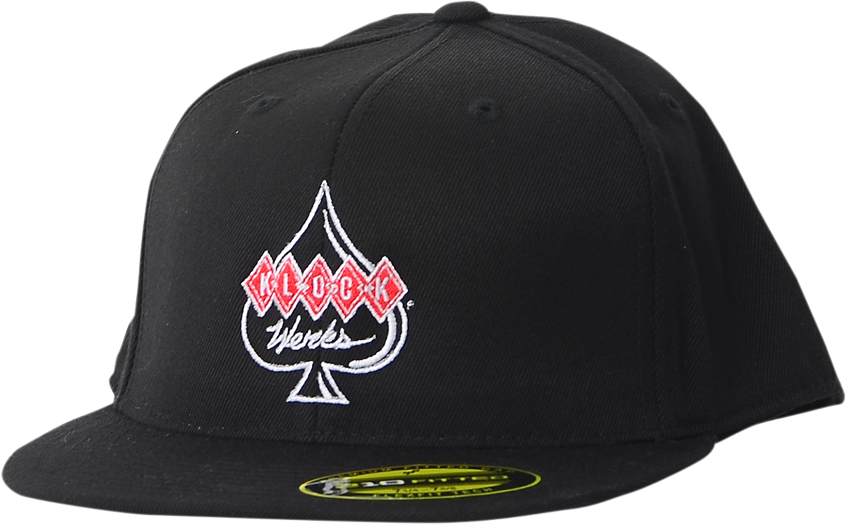 KLOCK WERKS Center Logo Premium Flexfit® Hat - Black - Large/X-Large