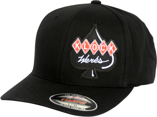 KLOCK WERKS Offset Logo Flexfit® Hat - Black - Large/X-Large