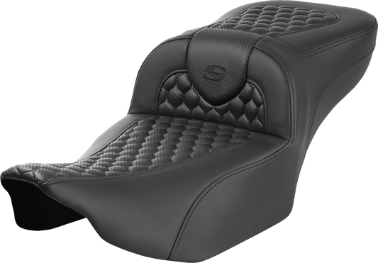 SADDLEMEN Roadsofa™ Extended Reach Seat - without Backrest - Honeycomb - Touring '23.5-'25
