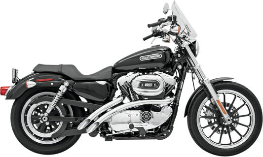 BASSANI XHAUST Radial Sweeper Exhaust - Chrome - '86-'03 SPORTSTER MODELS