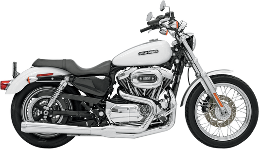 BASSANI XHAUST Road Rage Exhaust - Chrome - Long - '04-'13 XL