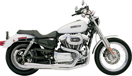 BASSANI XHAUST Road Rage Exhaust - Chrome - '86-'03 XL