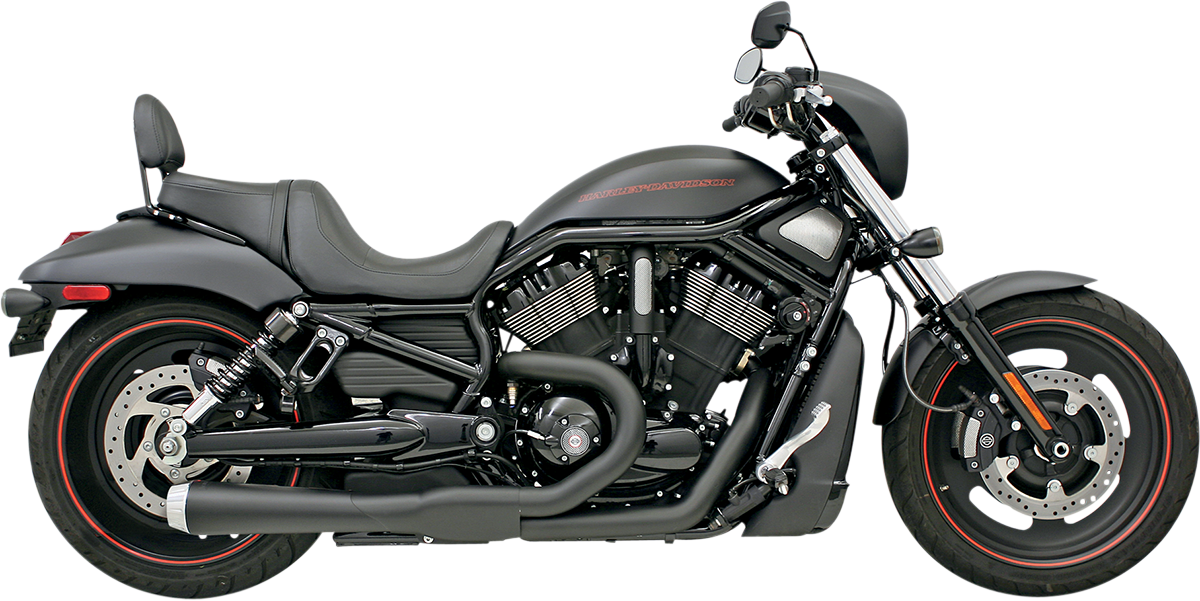 BASSANI XHAUST Road Rage 2:1 Exhaust - Black