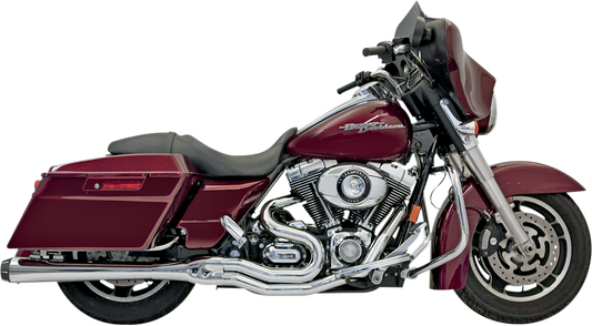 BASSANI XHAUST Megapower 2:1 Exhaust - 1-3/4" to 1-7/8" to 2" - Chrome - '95-'16 TOURING MODELS