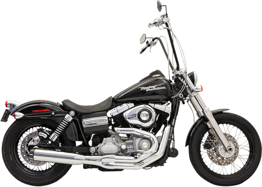 BASSANI XHAUST B1 2:1 Exhaust - Chrome - '91-'17 DYNA MODELS