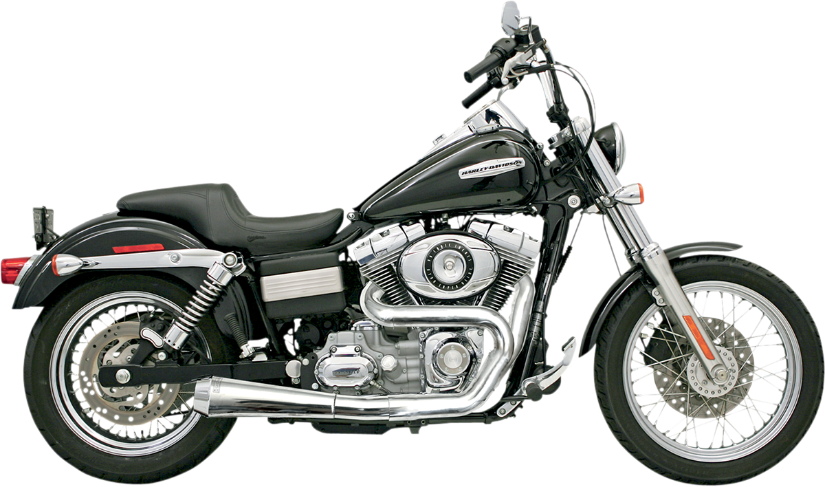 BASSANI XHAUST Road Rage 2:1 Exhaust - Chrome - FXD