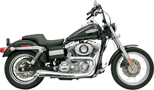 BASSANI XHAUST Road Rage 2:1 Exhaust - Chrome - FXD
