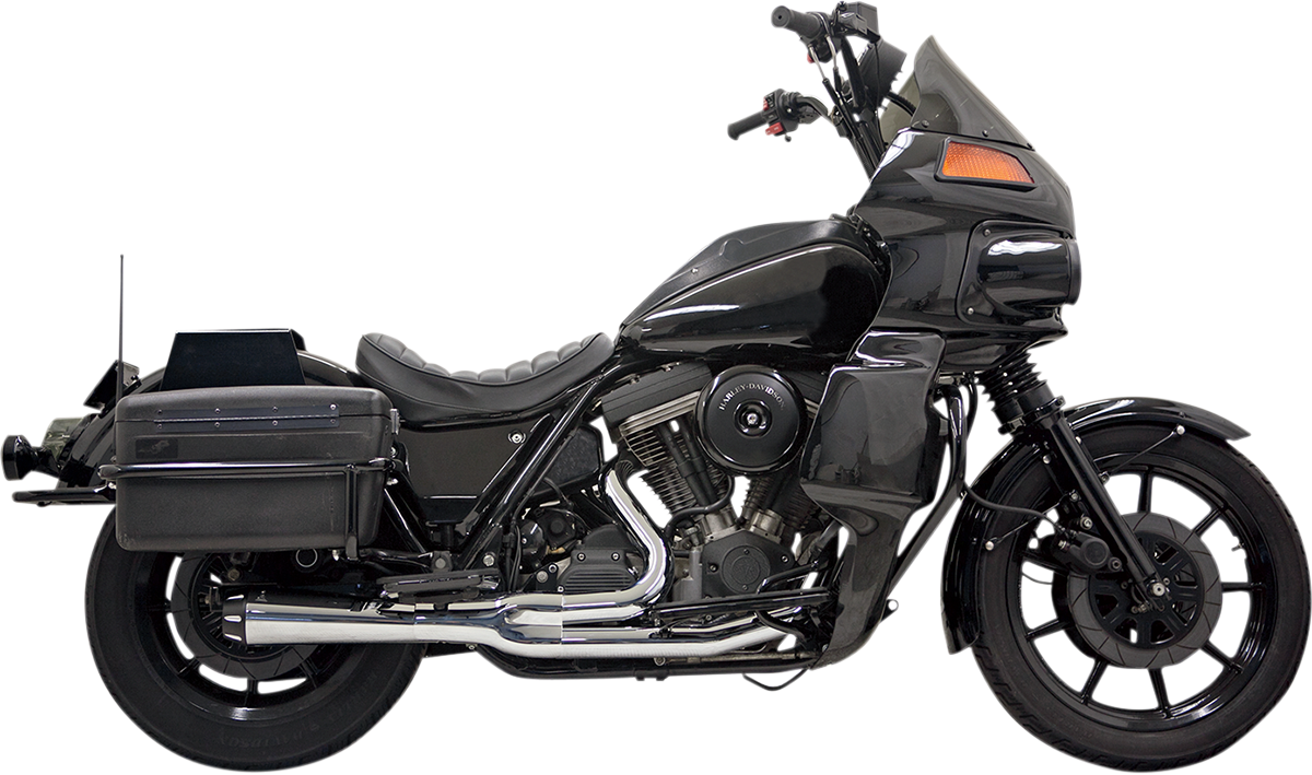 BASSANI XHAUST Road Rage 2:1 Exhaust - Chrome - 1987 - 2000 FXR MODELS