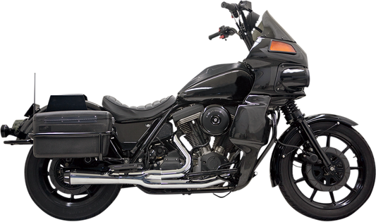 BASSANI XHAUST Road Rage 2:1 Exhaust - Chrome - 1987 - 2000 FXR MODELS