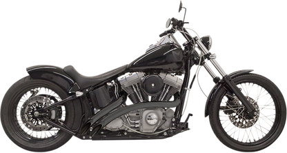 BASSANI XHAUST Radial Sweeper Exhaust - Black - 1986-2017 SOFTAIL/DYNA MODELS