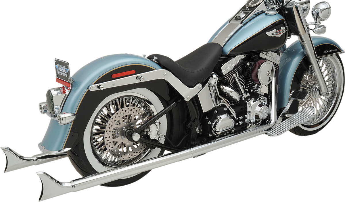 BASSANI XHAUST Fishtail Exhaust - 36" - 2007-2017 Softail Models